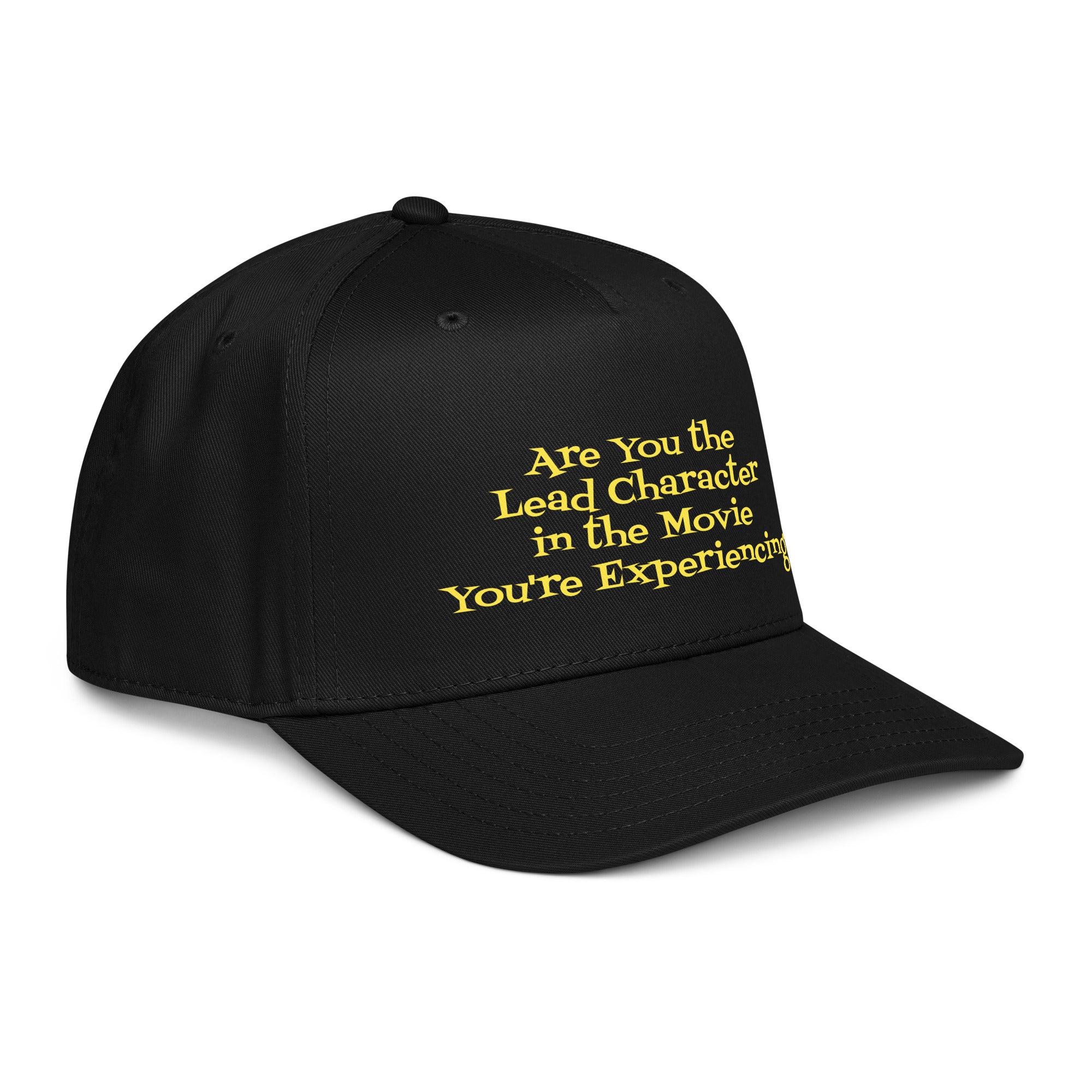 Are You The Lead graphic 5 panel cap front view