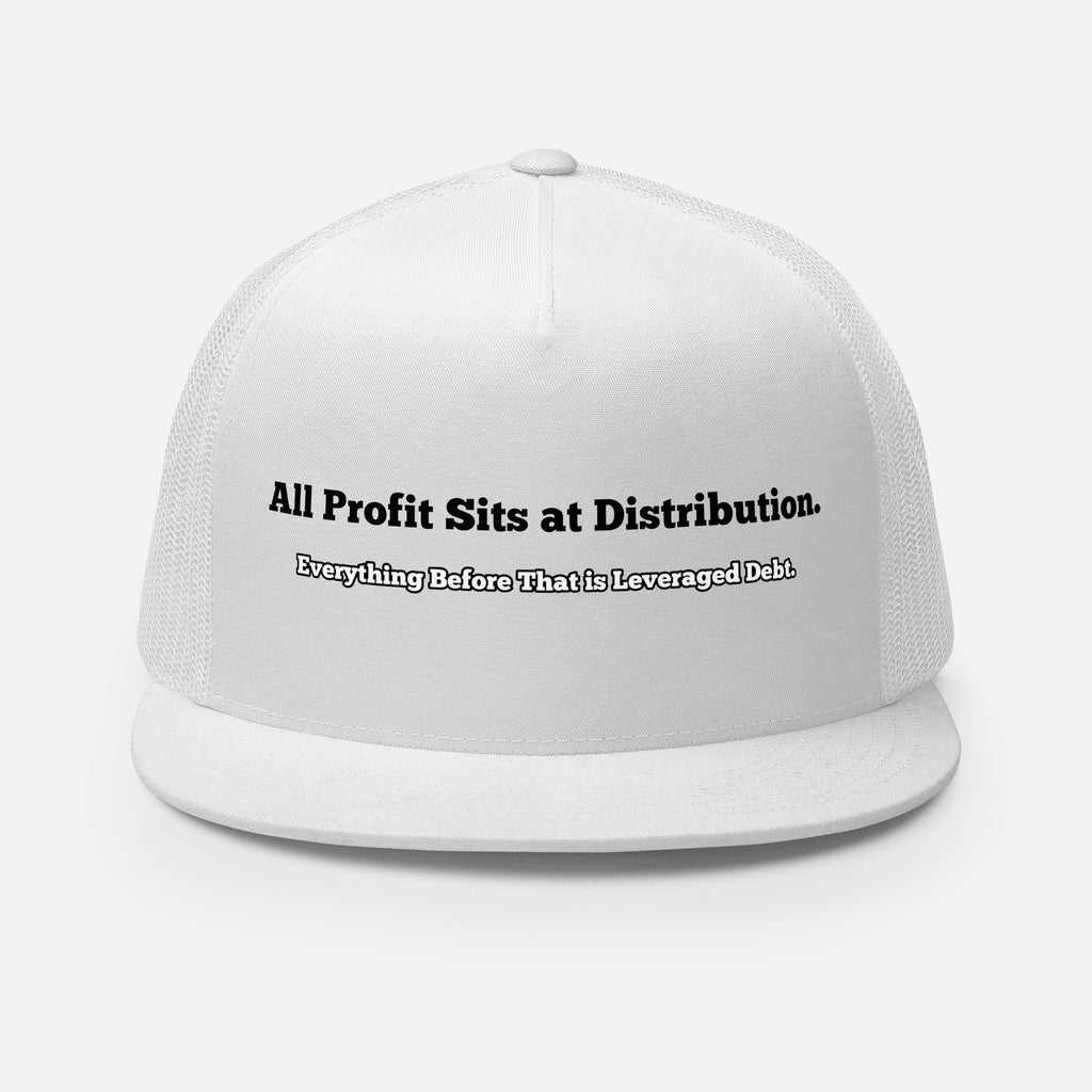 Graphic statement cap Where is the Profit design