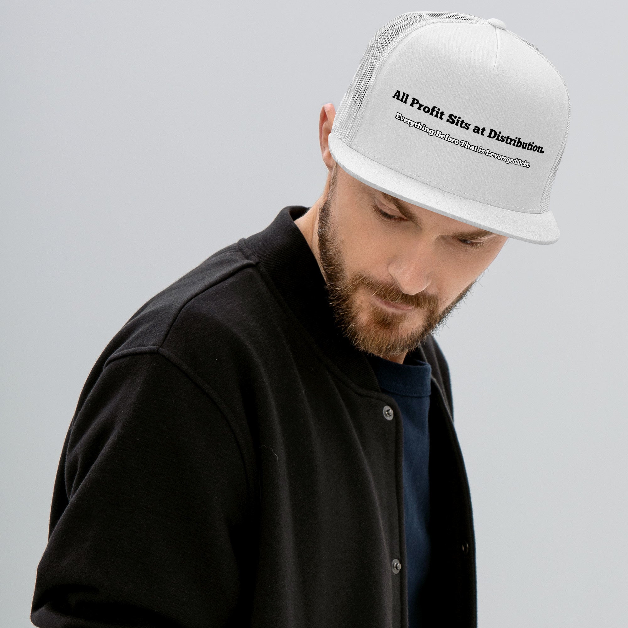 Graphic statement cap Where is the Profit design