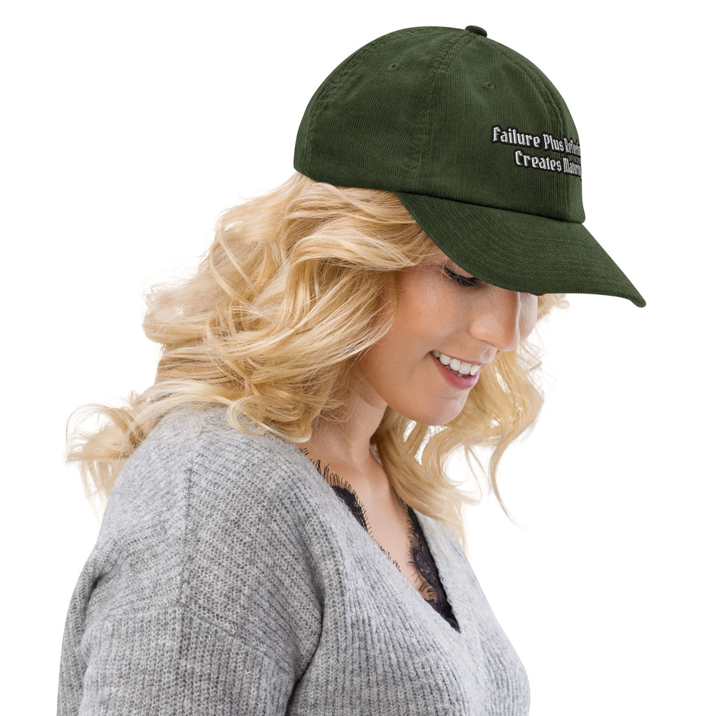 Failure Plus Corduroy Hat — Dark Olive, 100% Cotton Corduroy