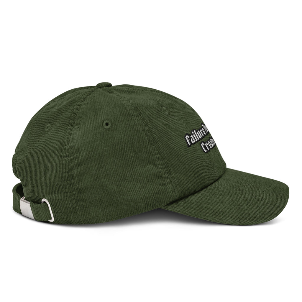 Failure Plus Corduroy Hat — Dark Olive, 100% Cotton Corduroy