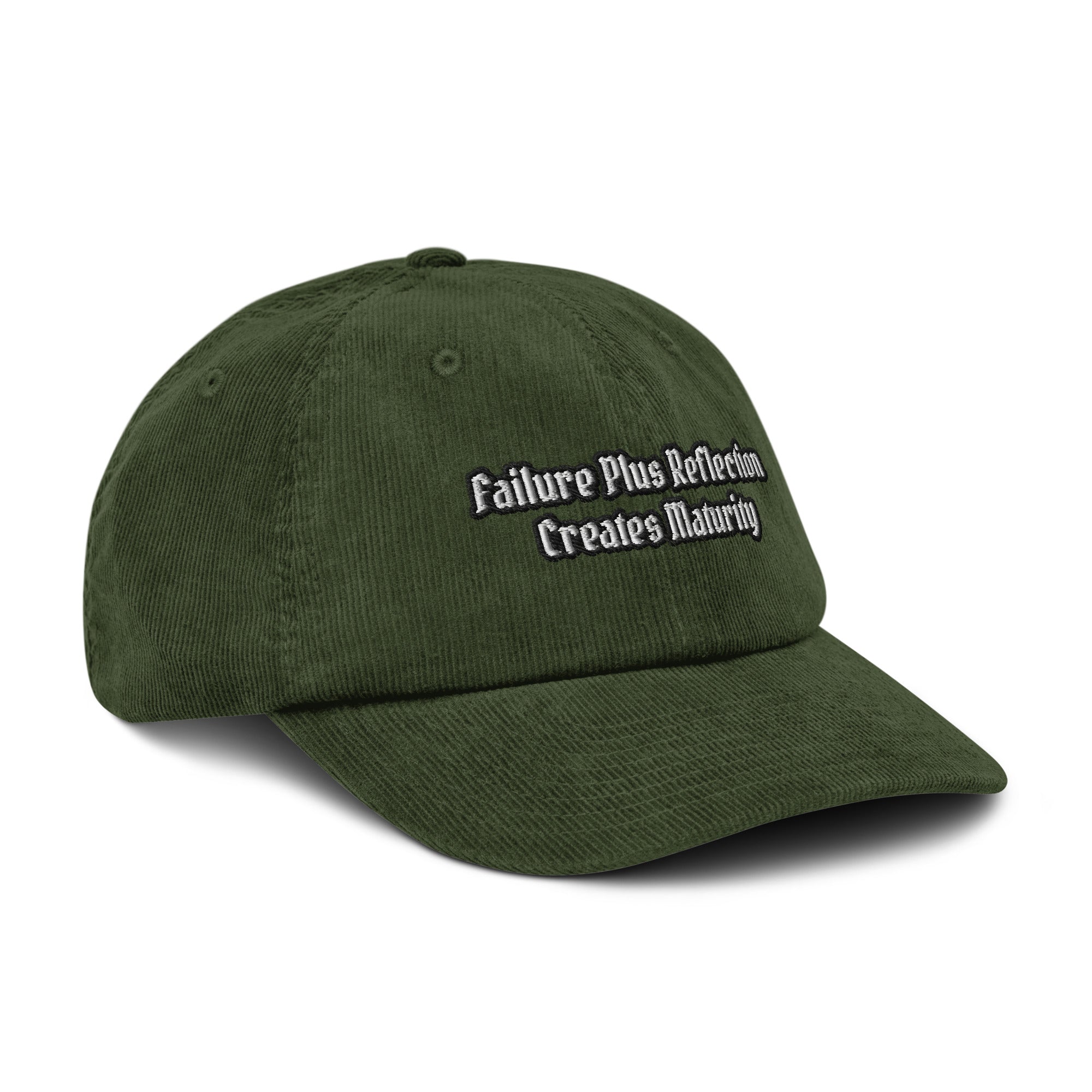 Failure Plus Corduroy Hat — Dark Olive, 100% Cotton Corduroy