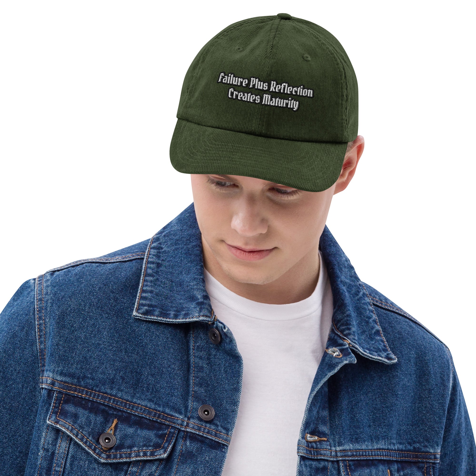 Failure Plus Corduroy Hat — Dark Olive, 100% Cotton Corduroy