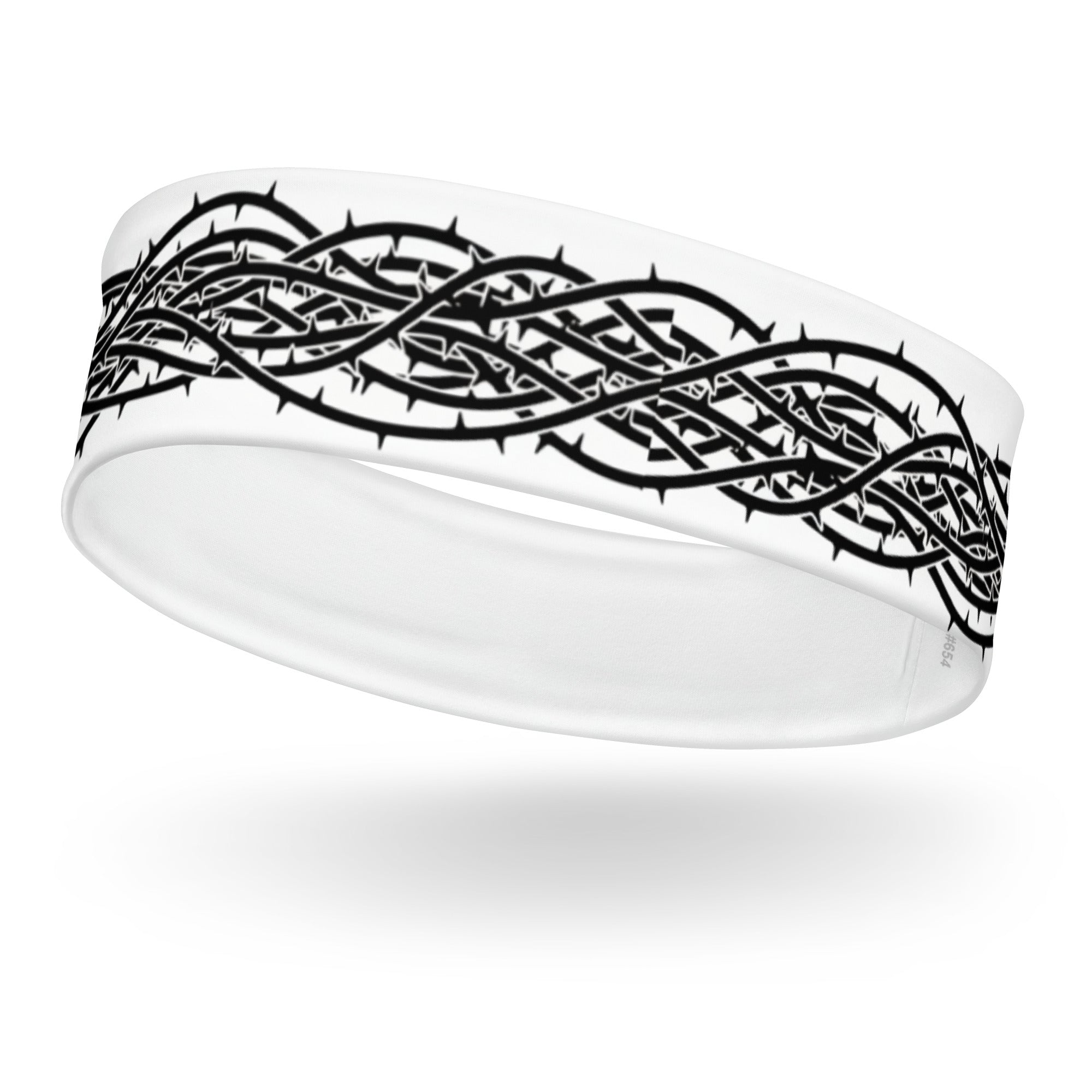 Graphic workout headband Pain Reflection design