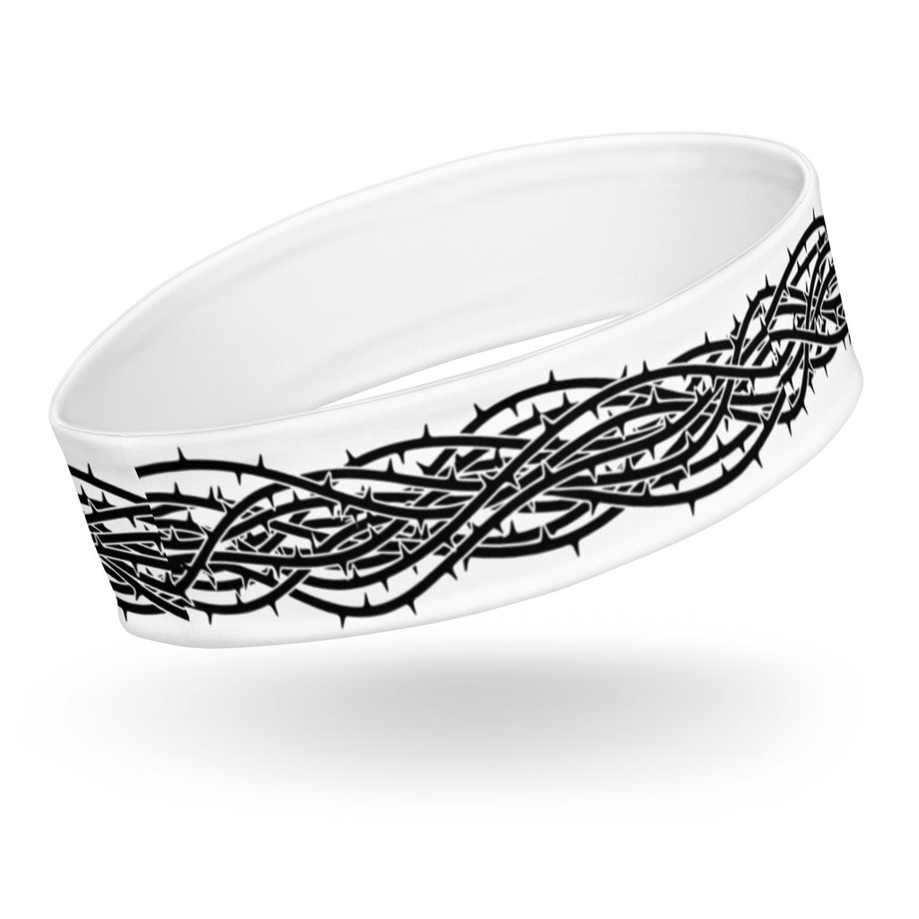 Graphic workout headband Pain Reflection design