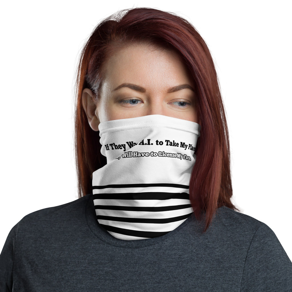 License My Face bandana and headband accessory
