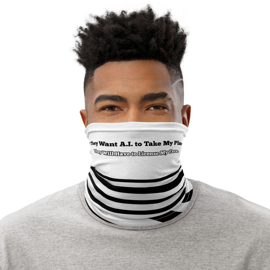 License My Face bandana and headband accessory