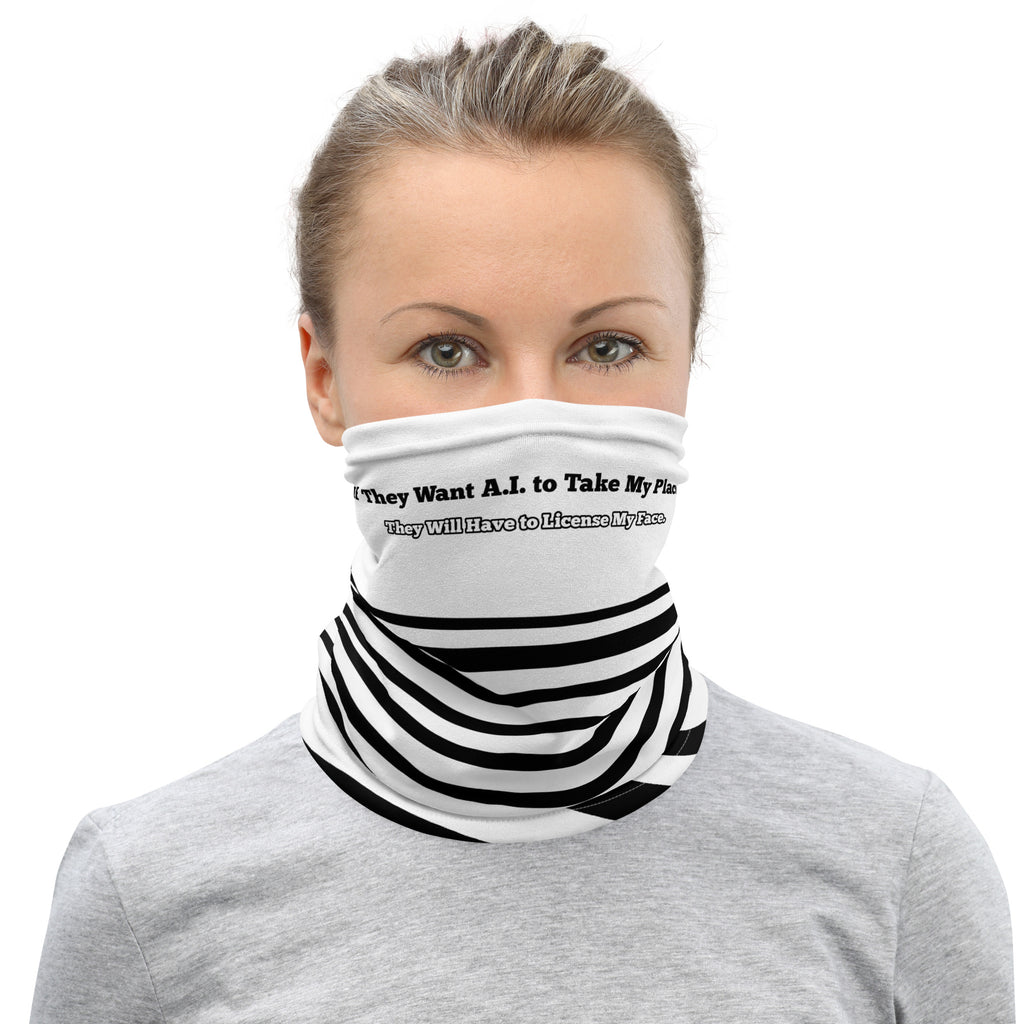 License My Face bandana and headband accessory