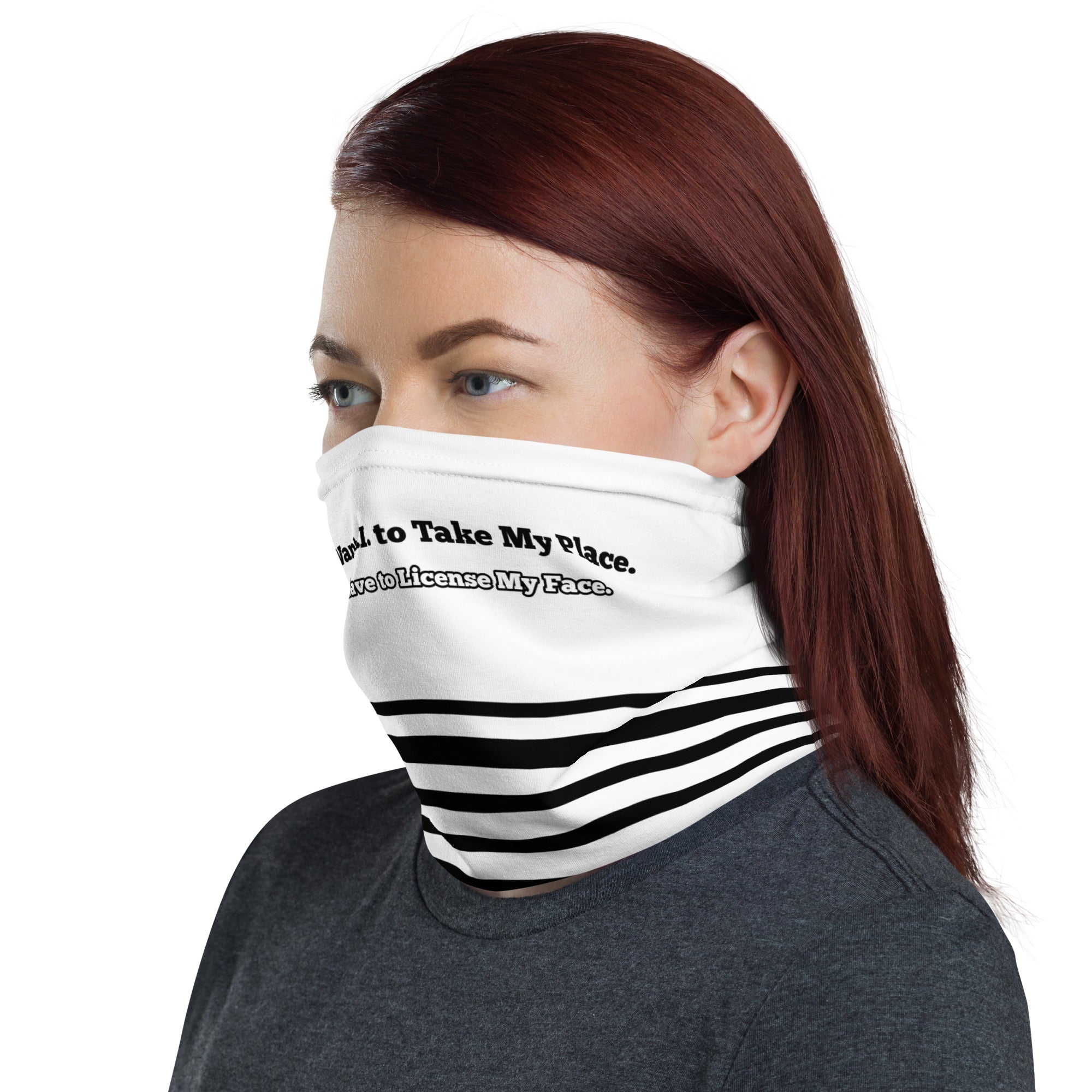 License My Face bandana and headband accessory