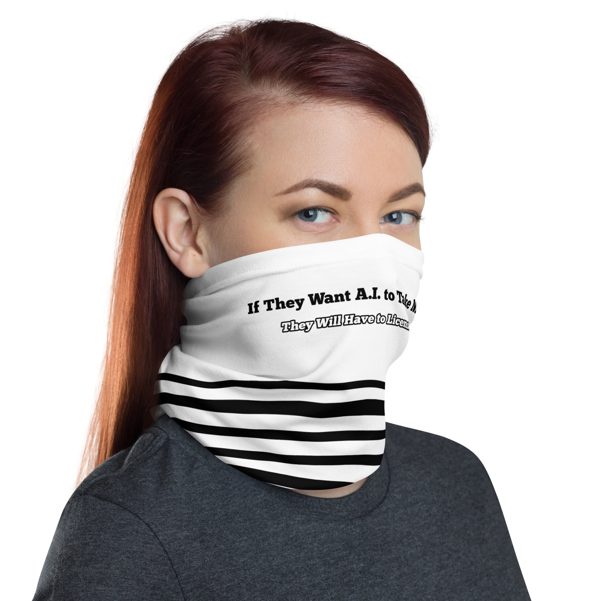 License My Face bandana and headband accessory