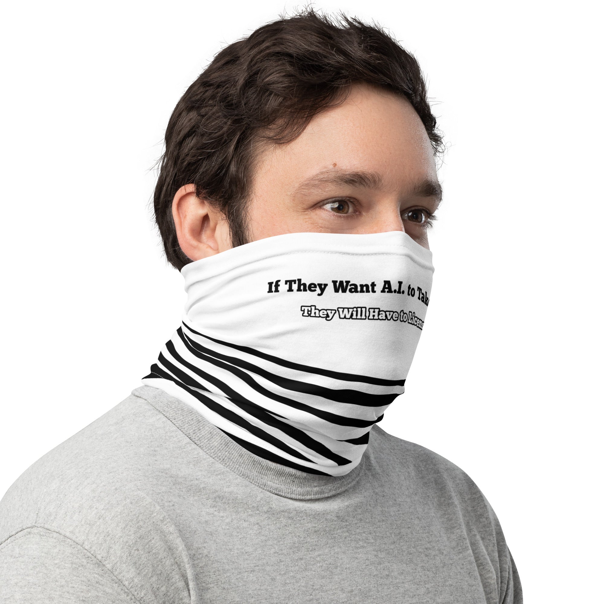 License My Face bandana and headband accessory