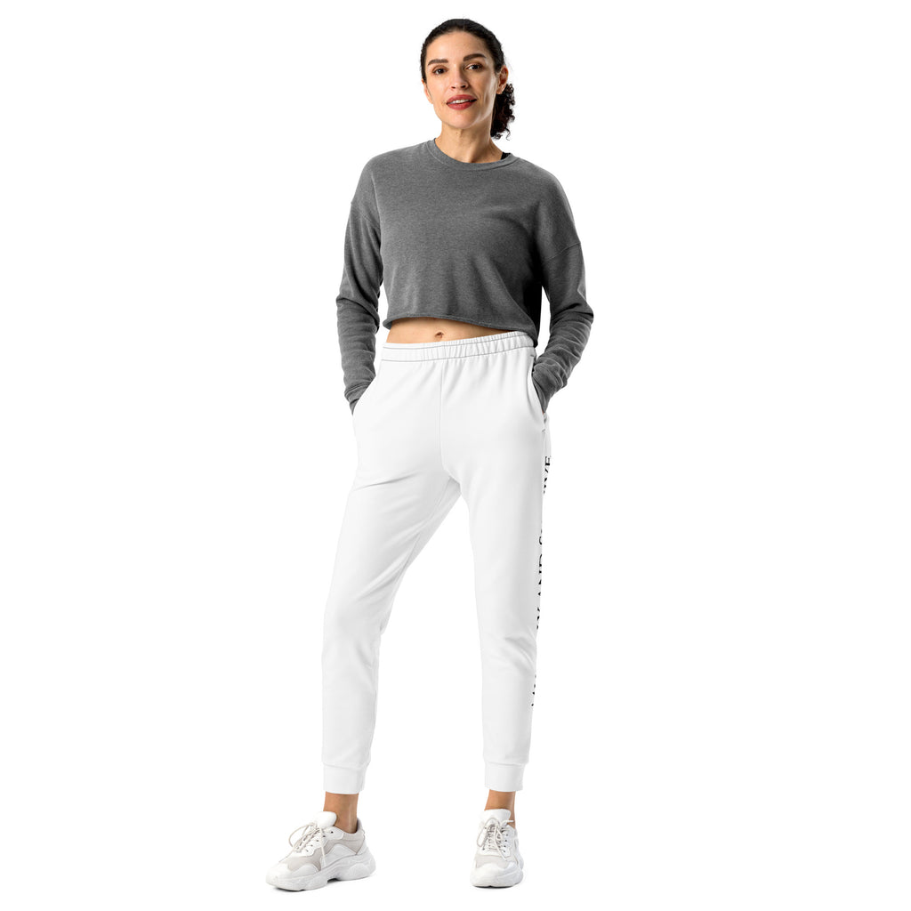 Graphic athleisure joggers Meaning of Life design