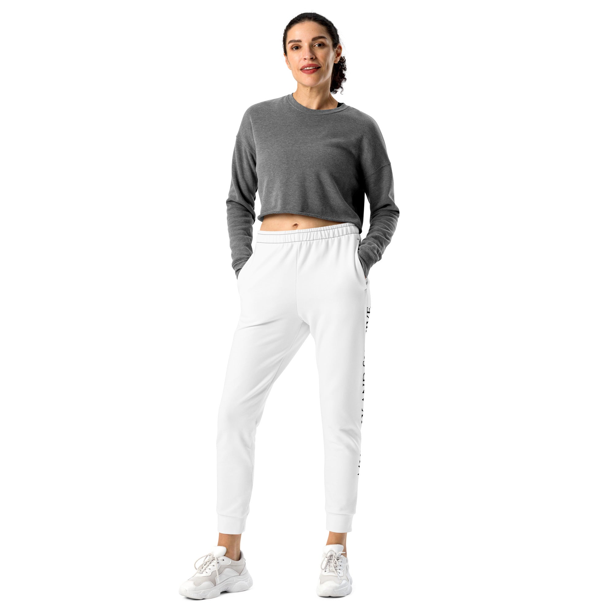 Graphic athleisure joggers Meaning of Life design