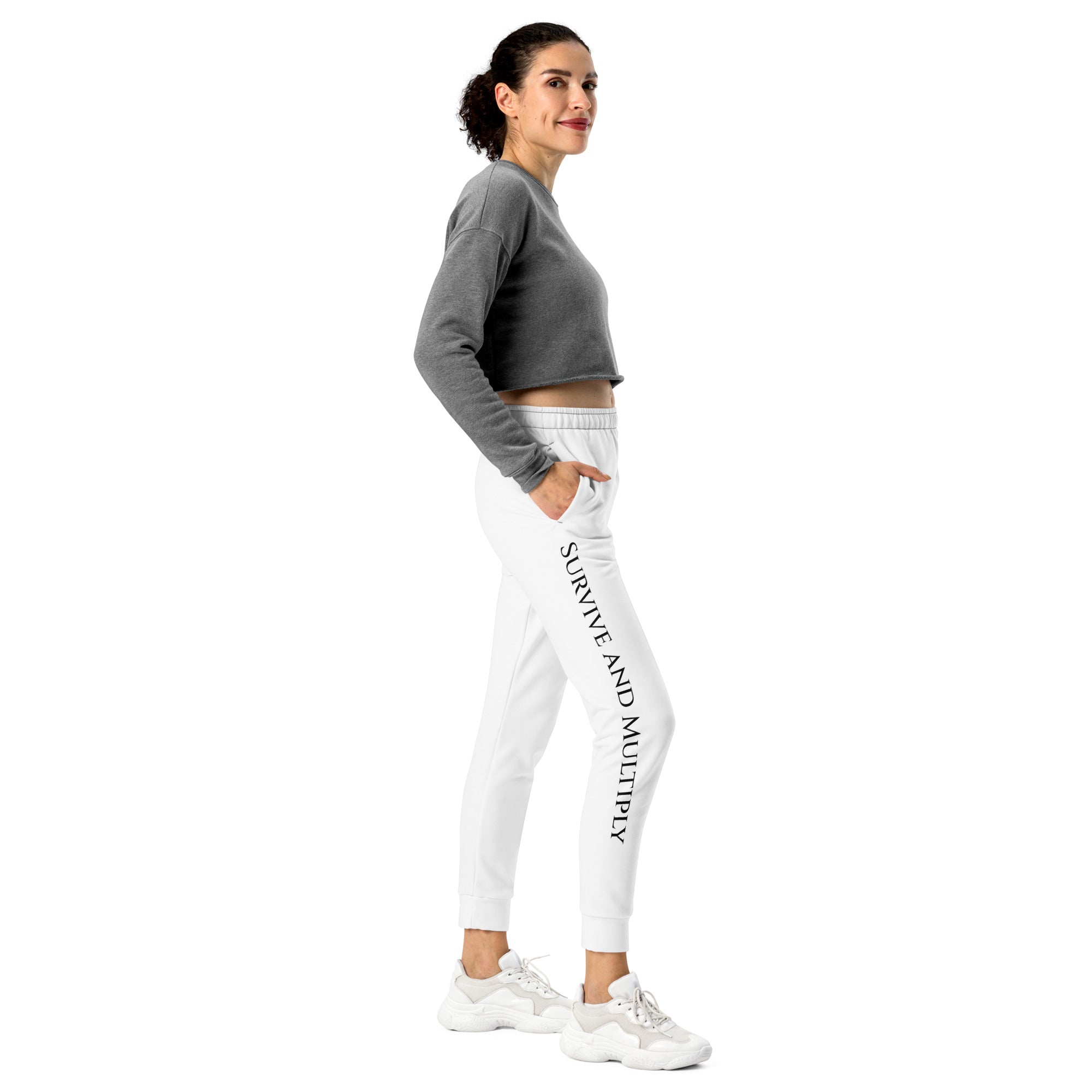 Graphic athleisure joggers Meaning of Life design