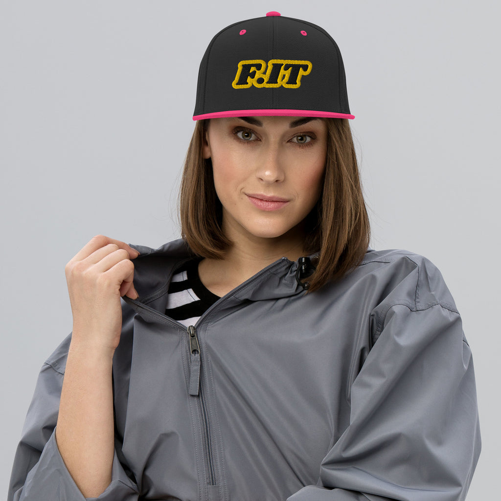 "F.IT" flat brim snapback