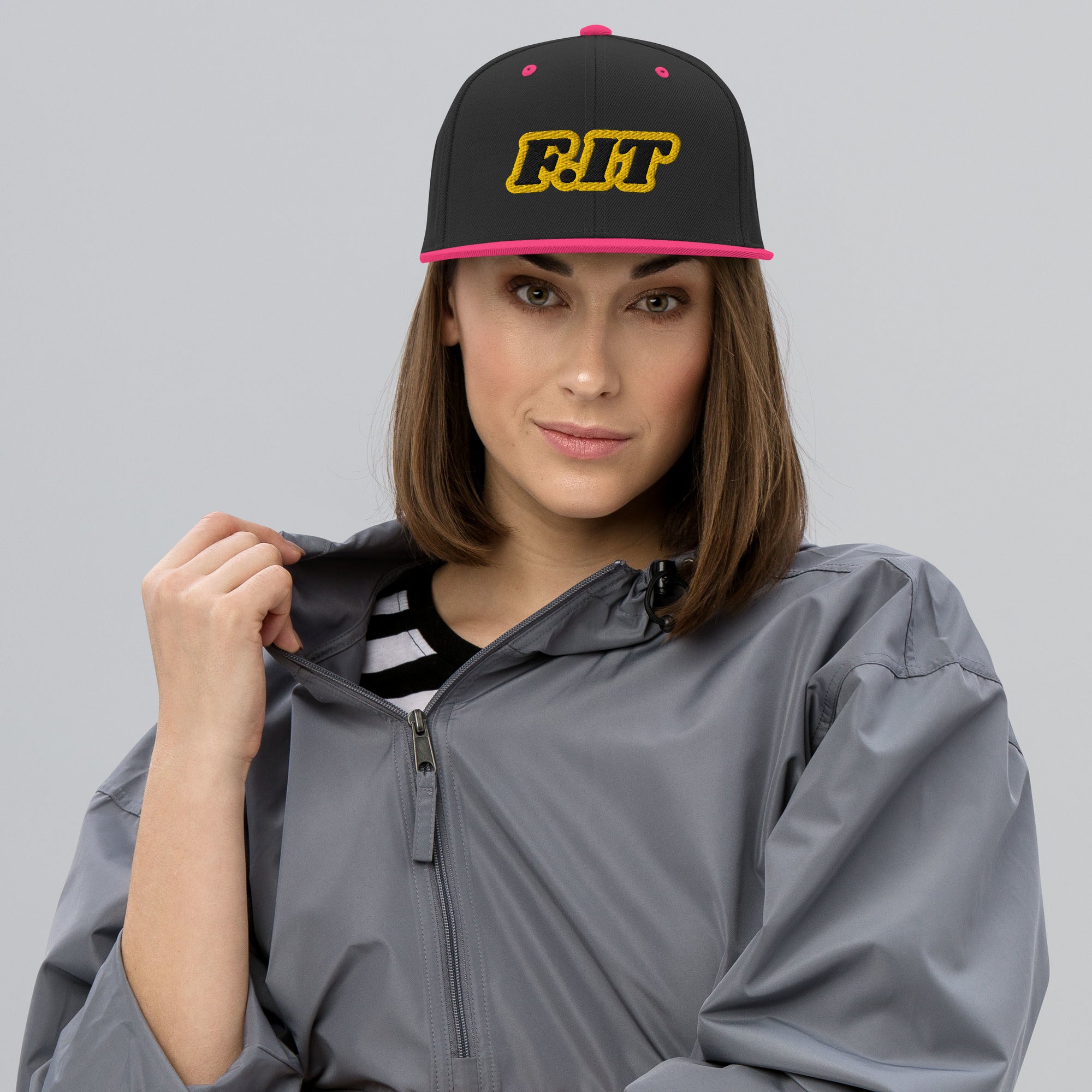 "F.IT" flat brim snapback