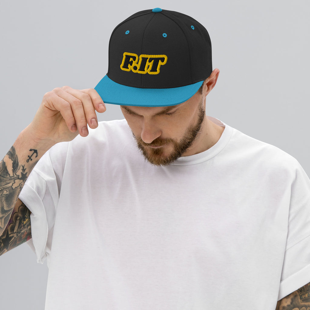 "F.IT" flat brim snapback
