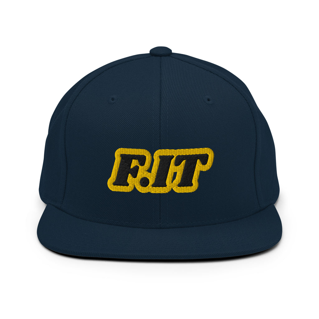 "F.IT" flat brim snapback