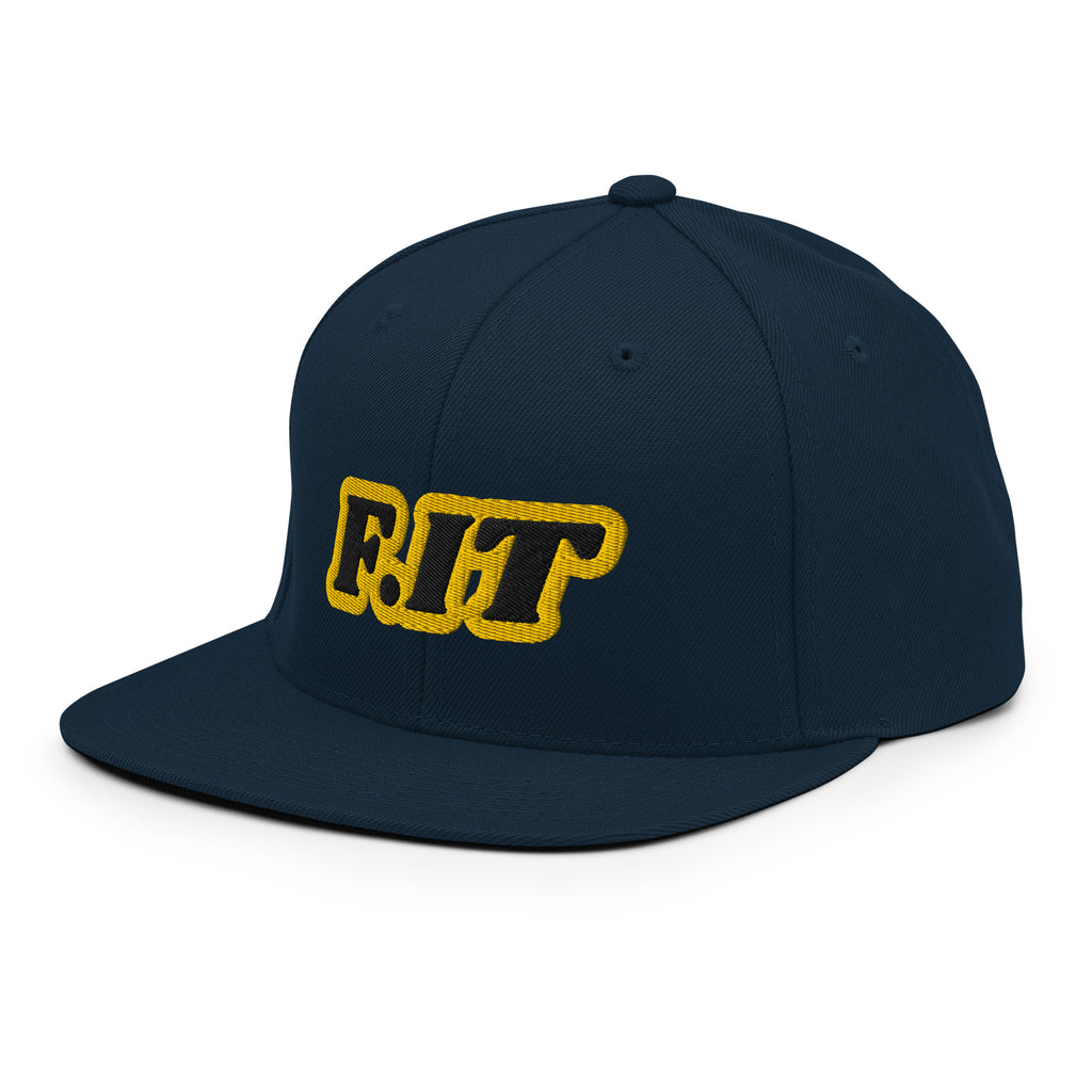 "F.IT" flat brim snapback