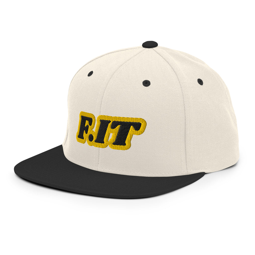 "F.IT" flat brim snapback