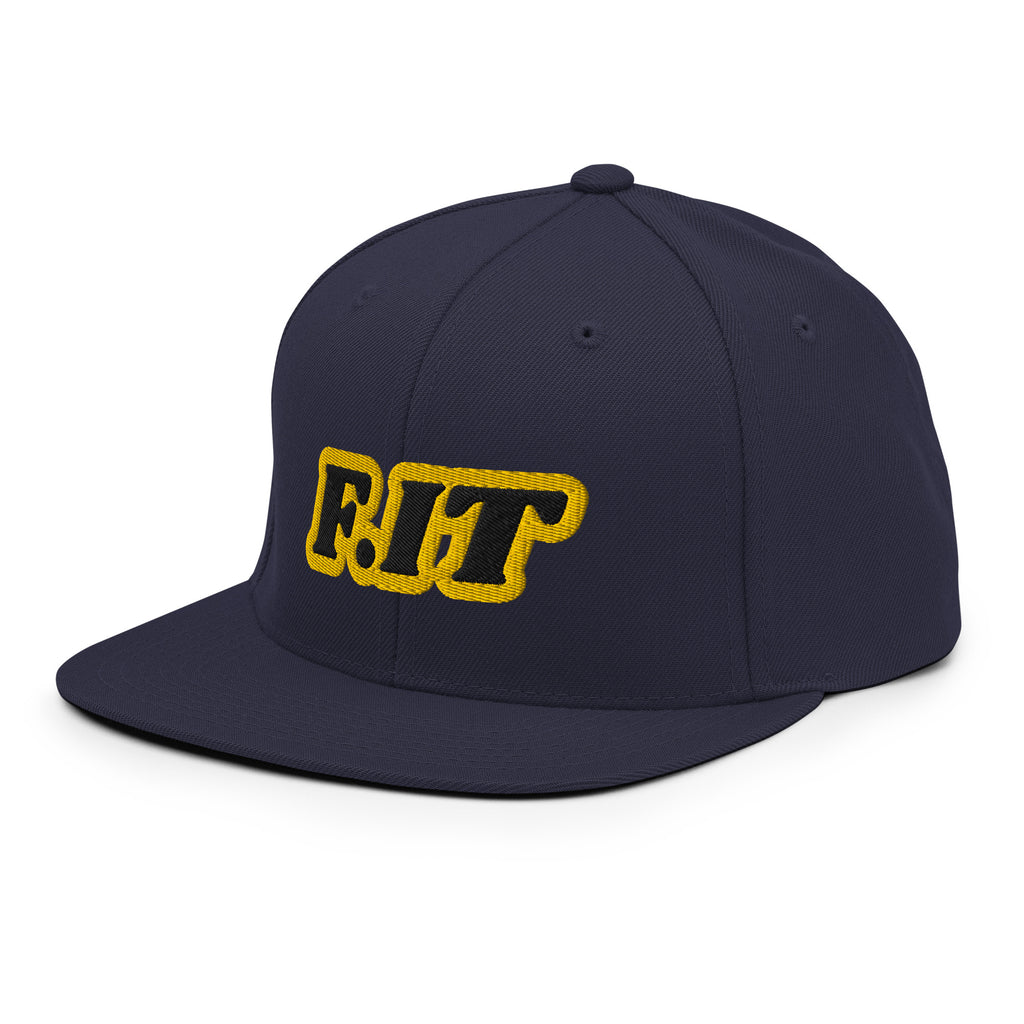 "F.IT" flat brim snapback