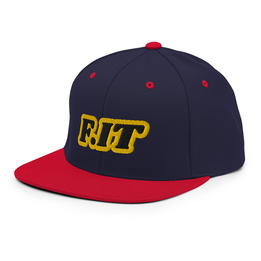 "F.IT" flat brim snapback