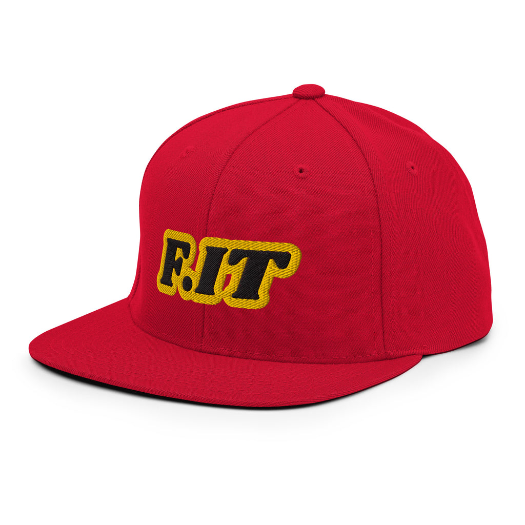"F.IT" flat brim snapback