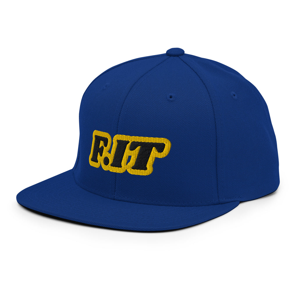 "F.IT" flat brim snapback
