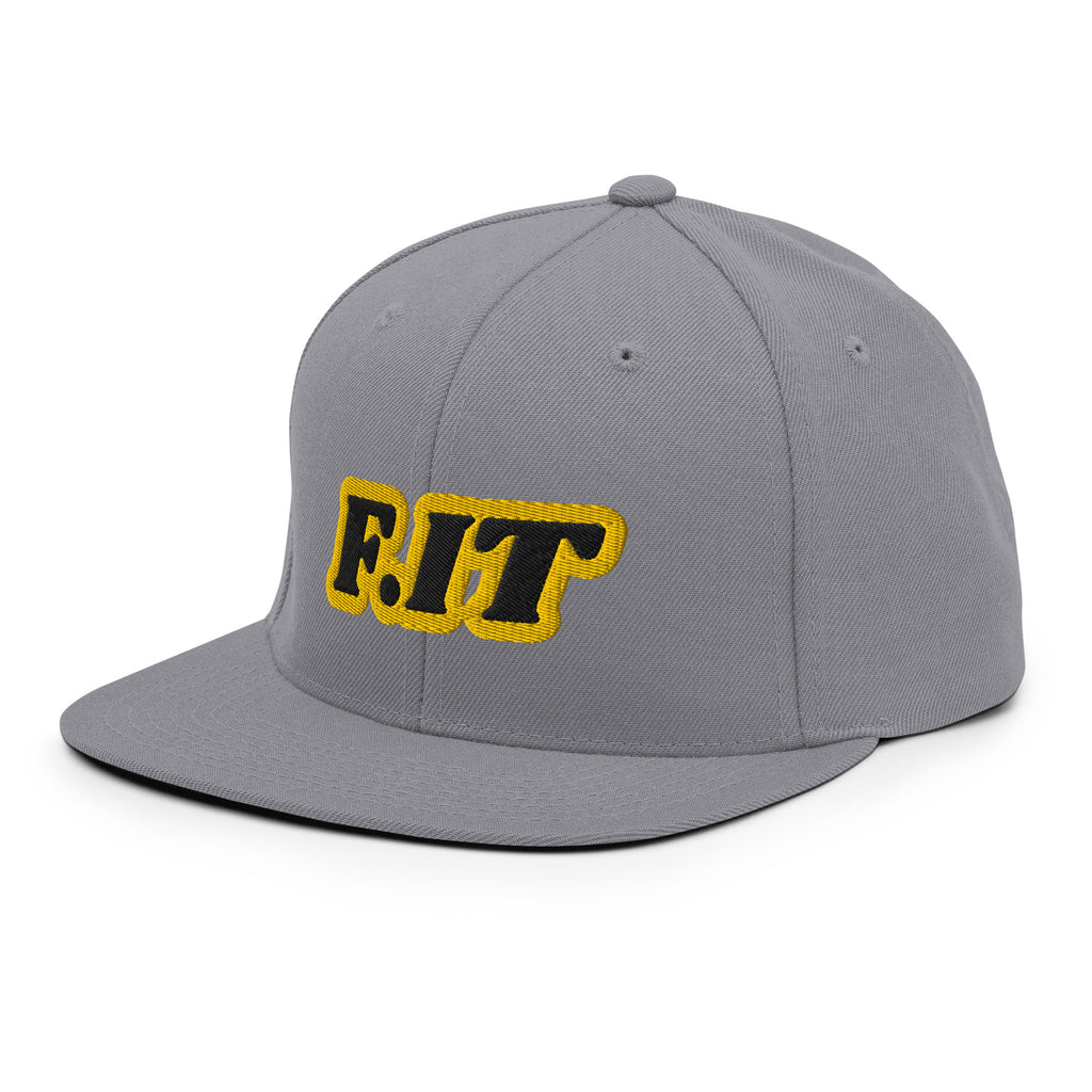 "F.IT" flat brim snapback