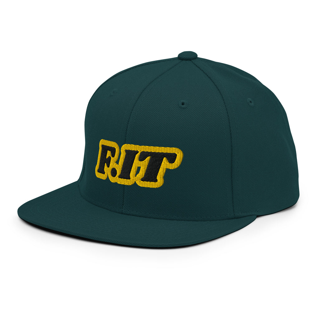 "F.IT" flat brim snapback