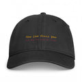 "May God Bless You And May The Road Be Clear" coastal washed cap 