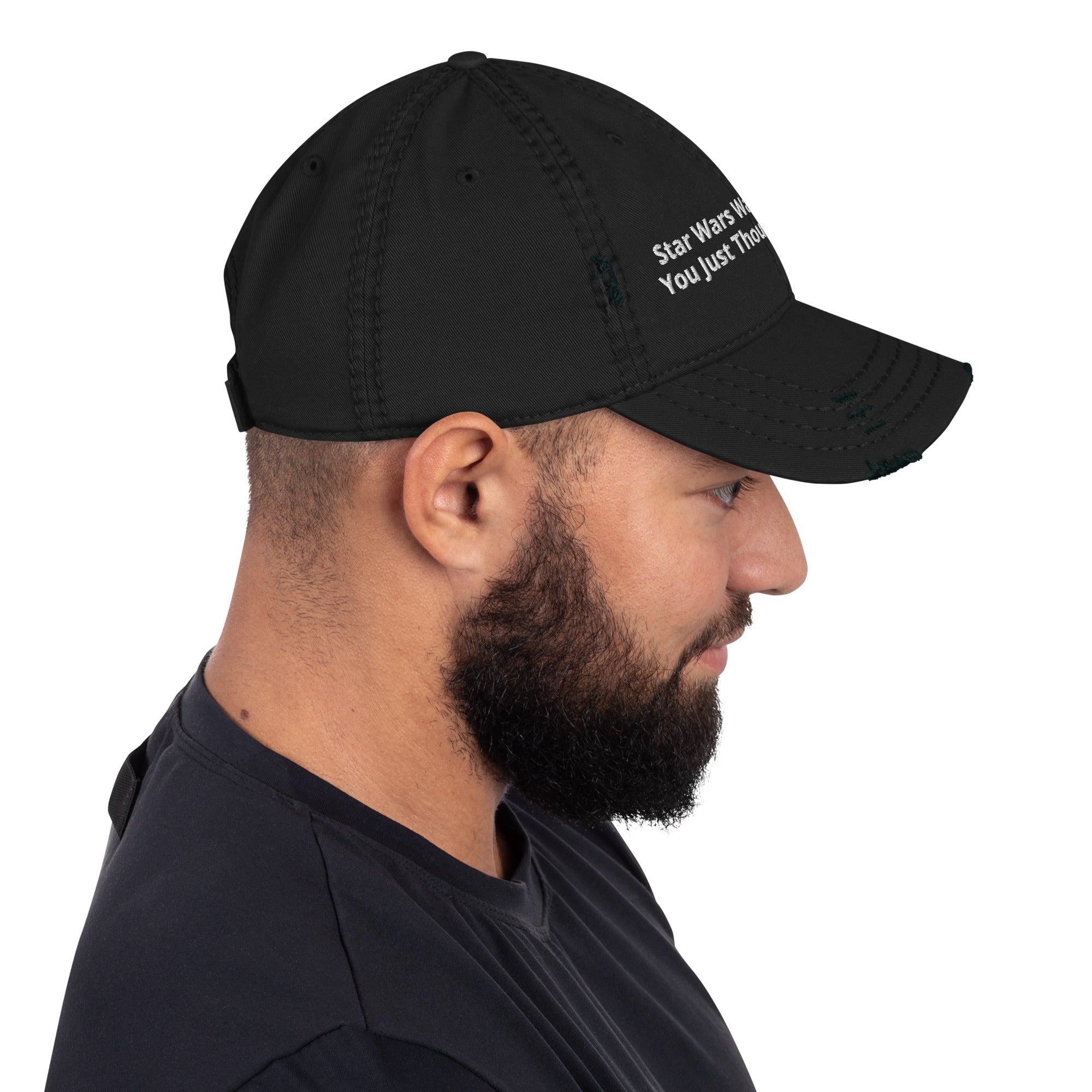 Disclosure graphic cap with low profile fit