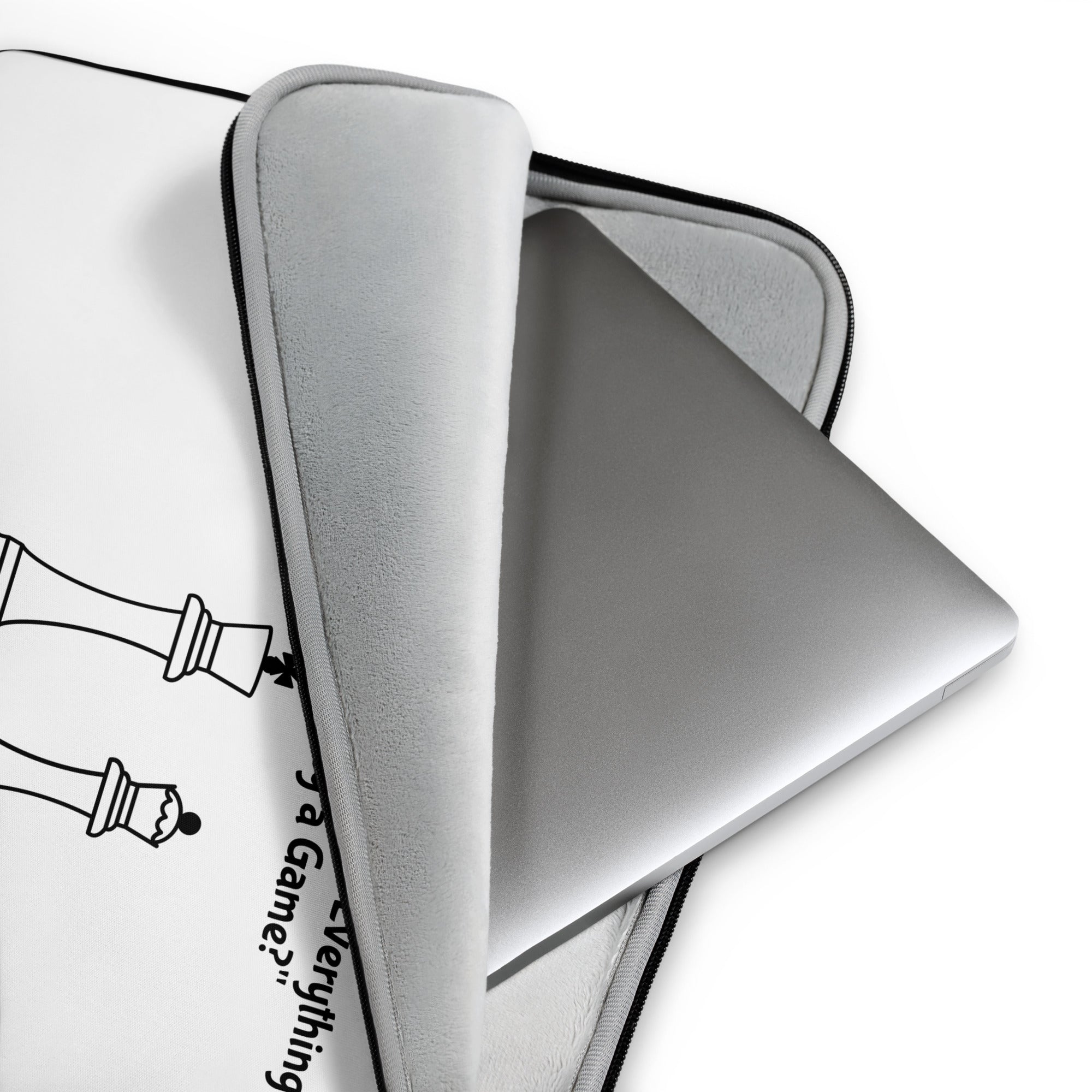 A.I. Talk laptop sleeve neoprene protective case front view