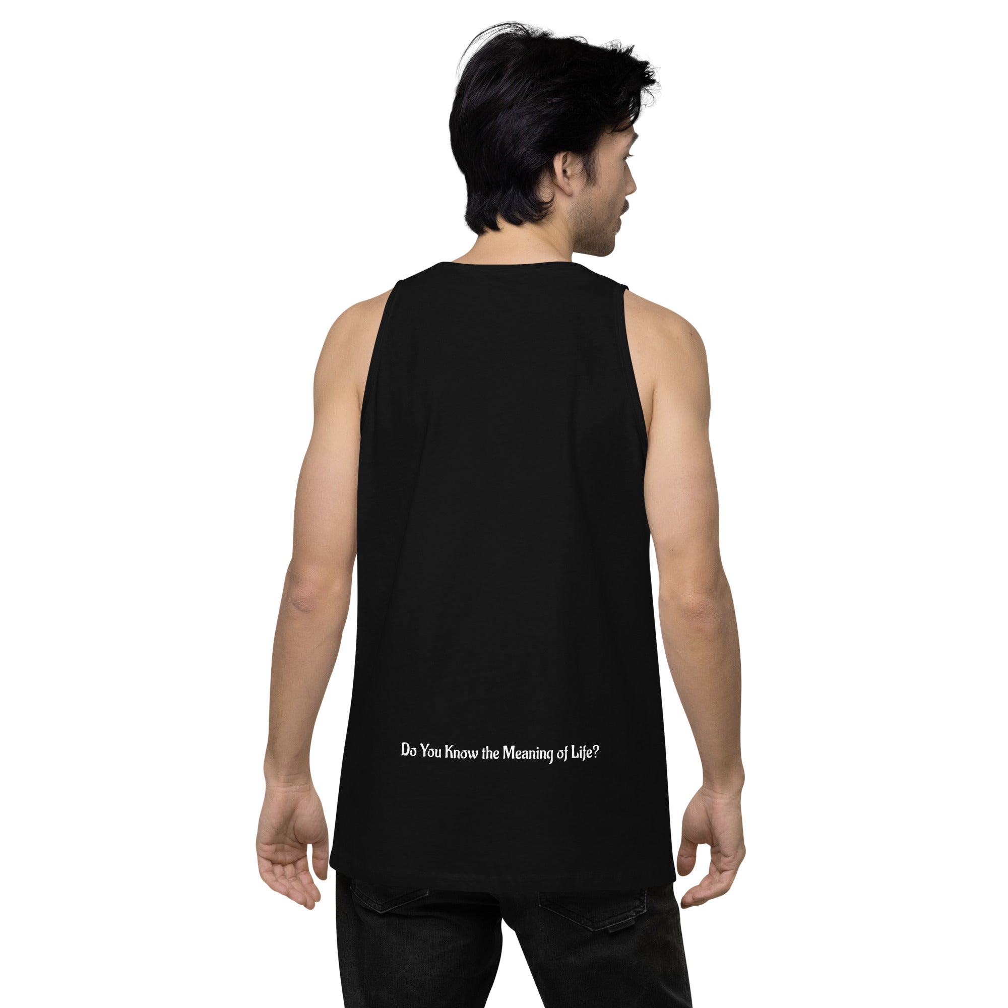 Meaning of Life graphic sleeveless shirt