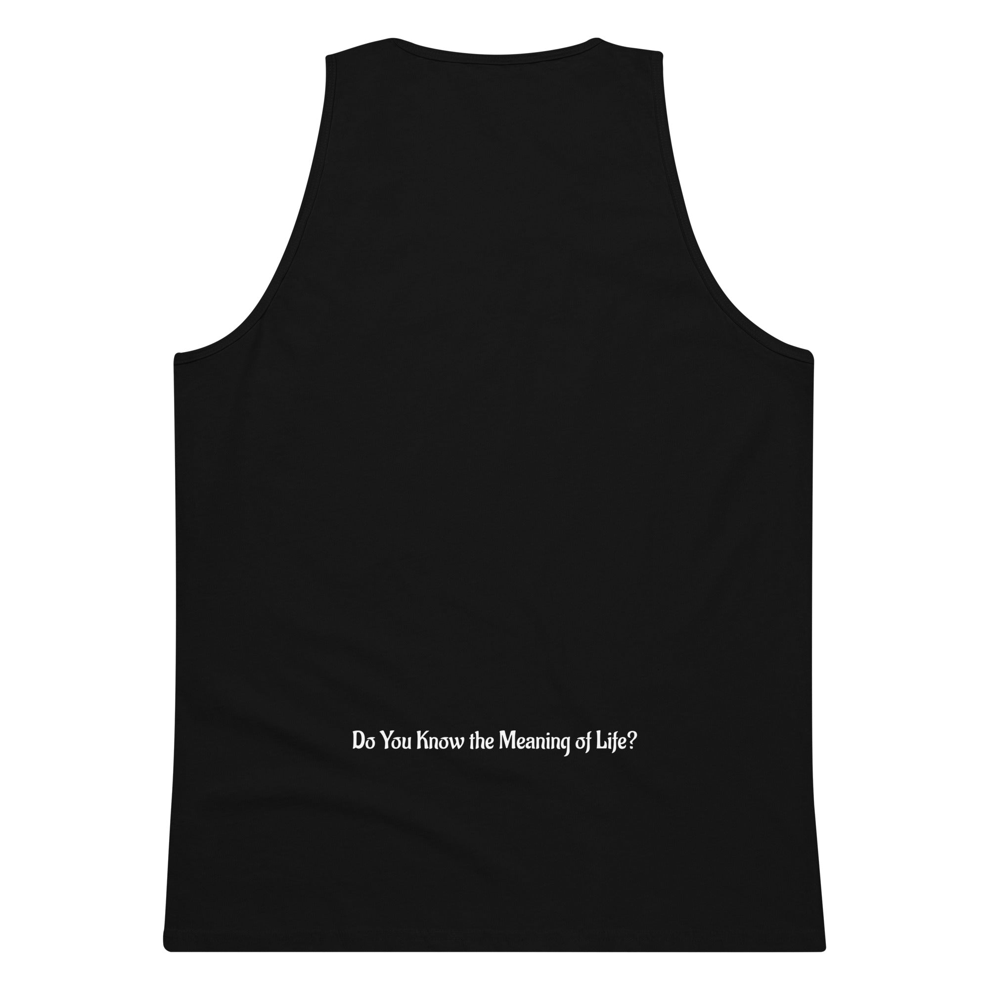 Meaning of Life graphic sleeveless shirt