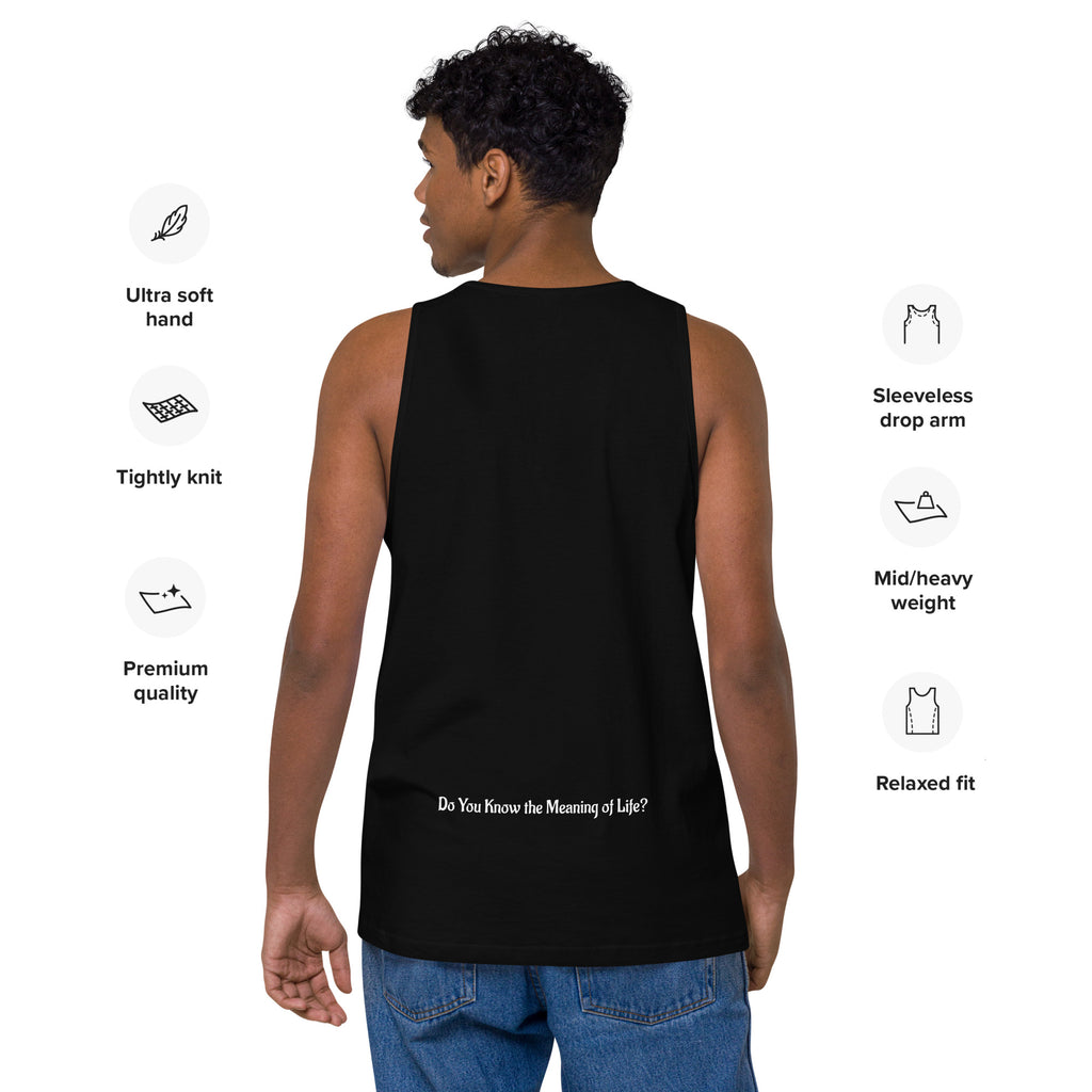 Meaning of Life graphic sleeveless shirt