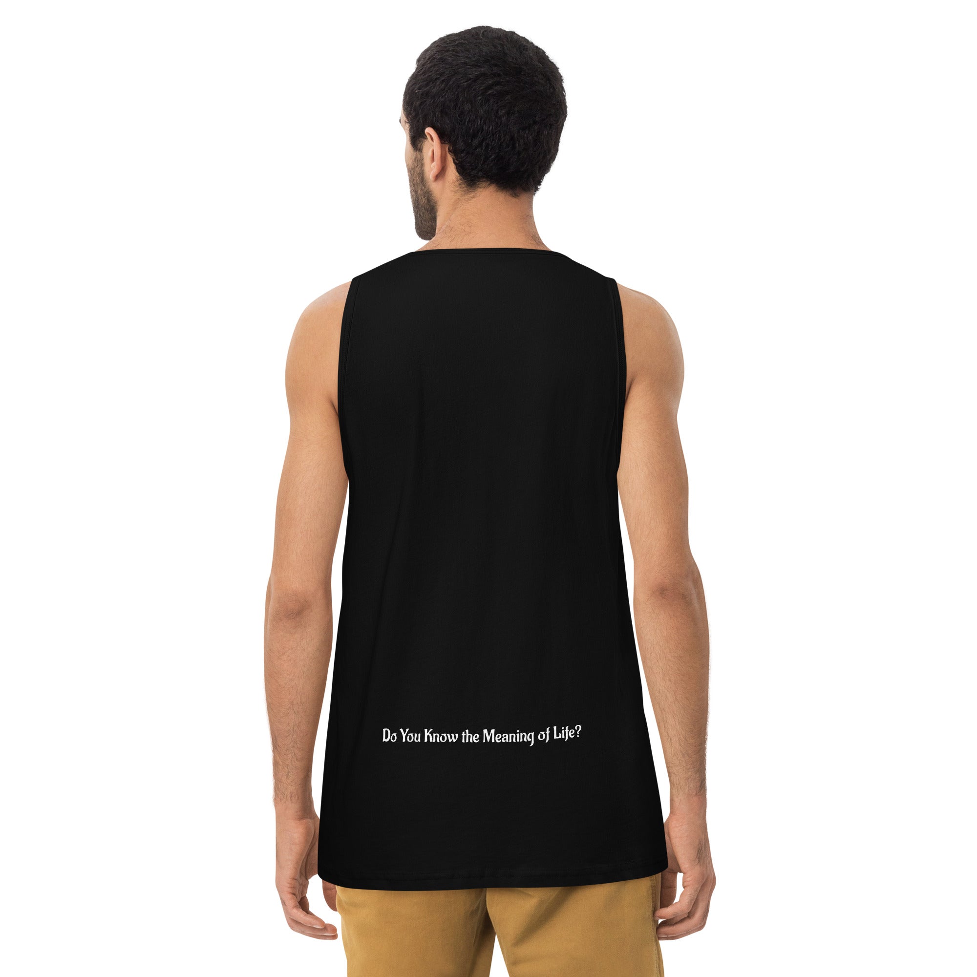 Meaning of Life graphic sleeveless shirt
