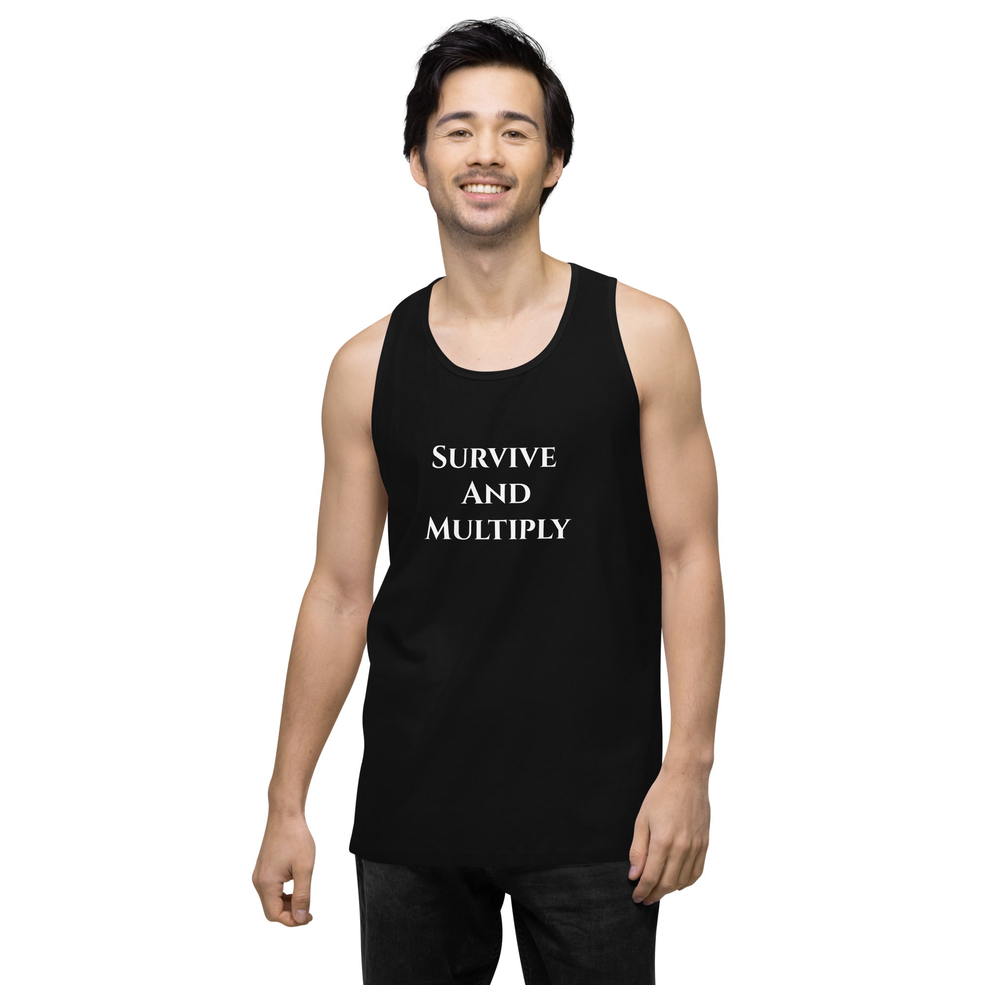 Meaning of Life graphic sleeveless shirt