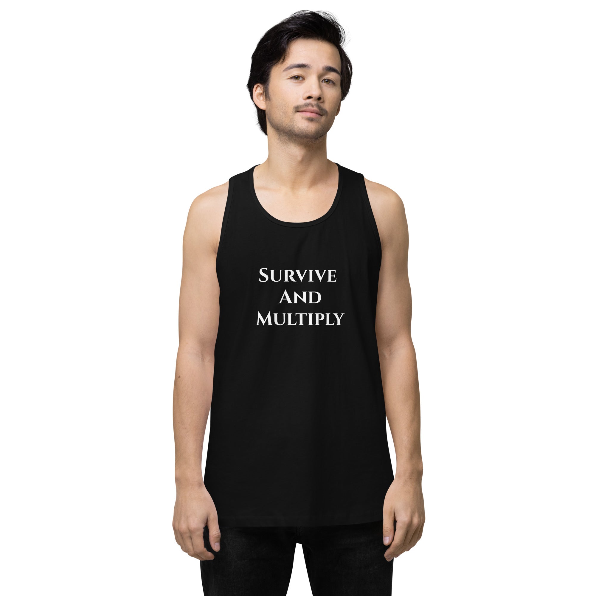 Meaning of Life graphic sleeveless shirt