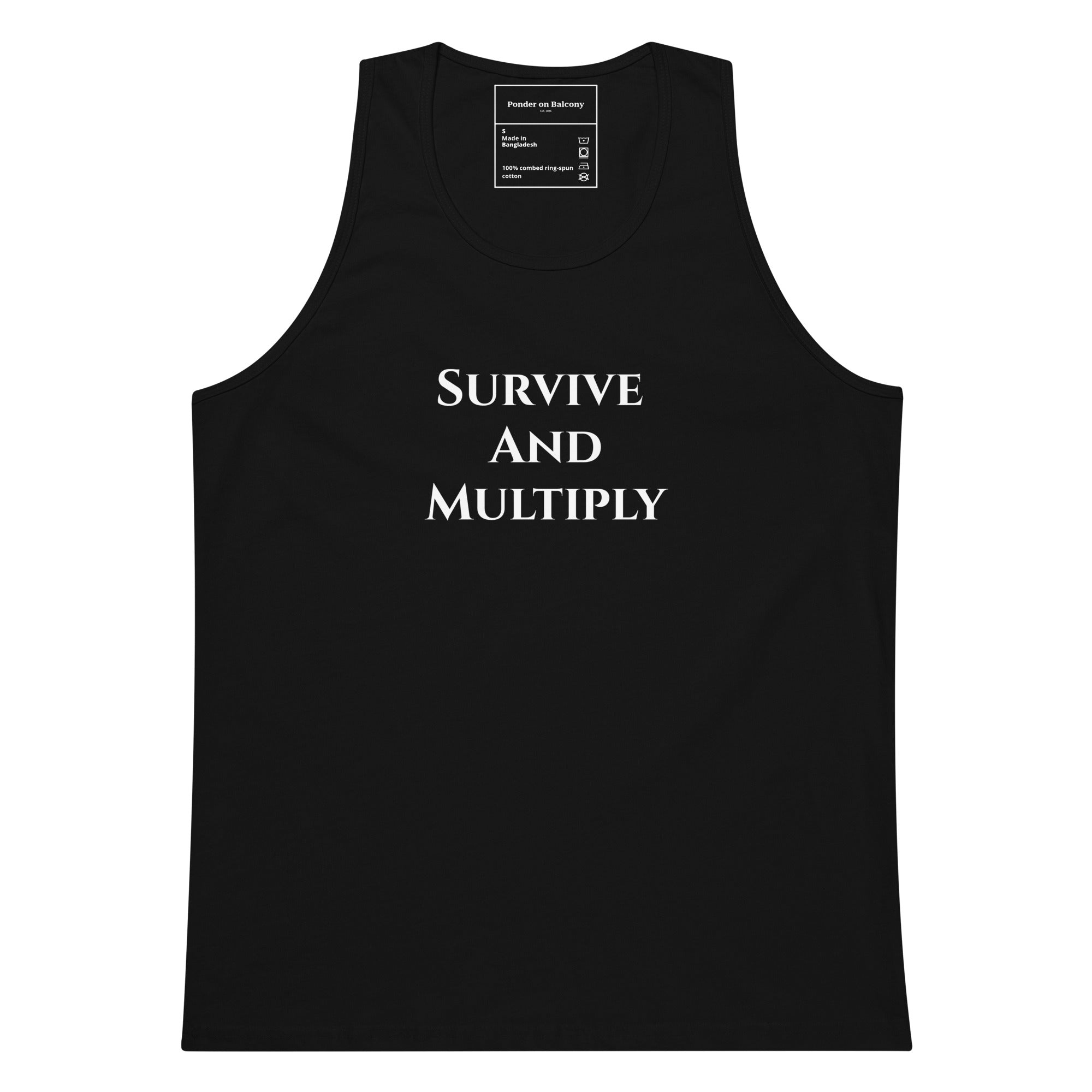 Meaning of Life graphic sleeveless shirt