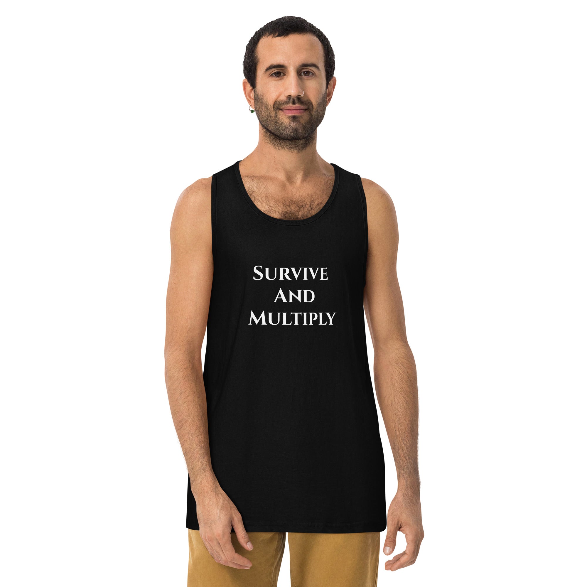 Meaning of Life graphic sleeveless shirt