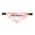 Graphic dog bandana collar The Family Boss design