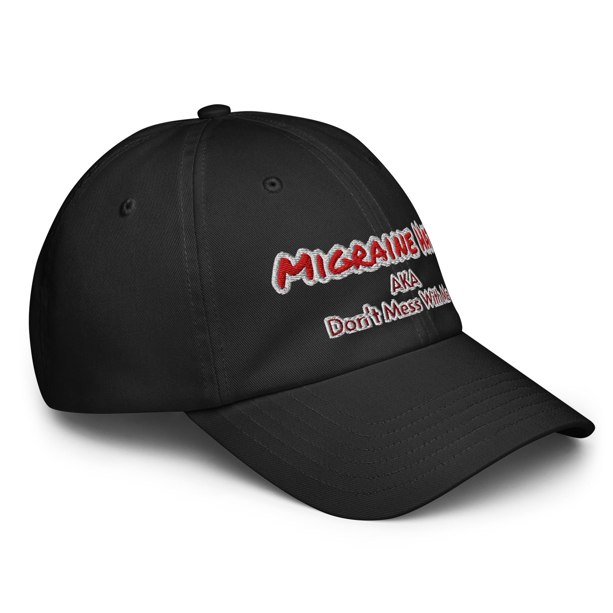 Graphic performance cap Migraine design