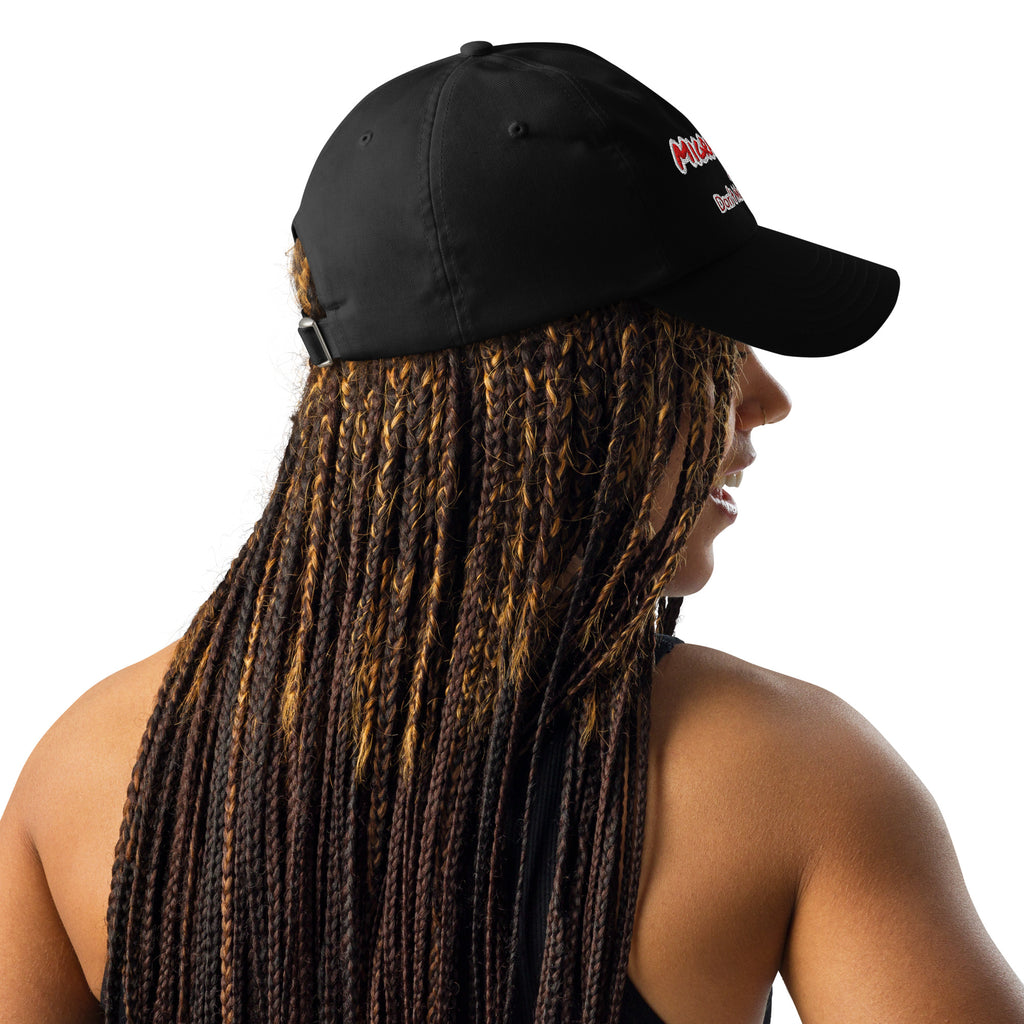Graphic performance cap Migraine design