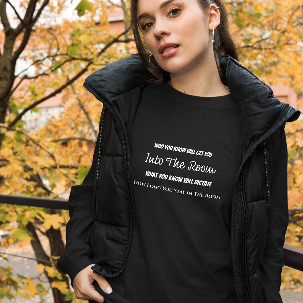 Graphic long sleeve shirt Networking Core Thesis design