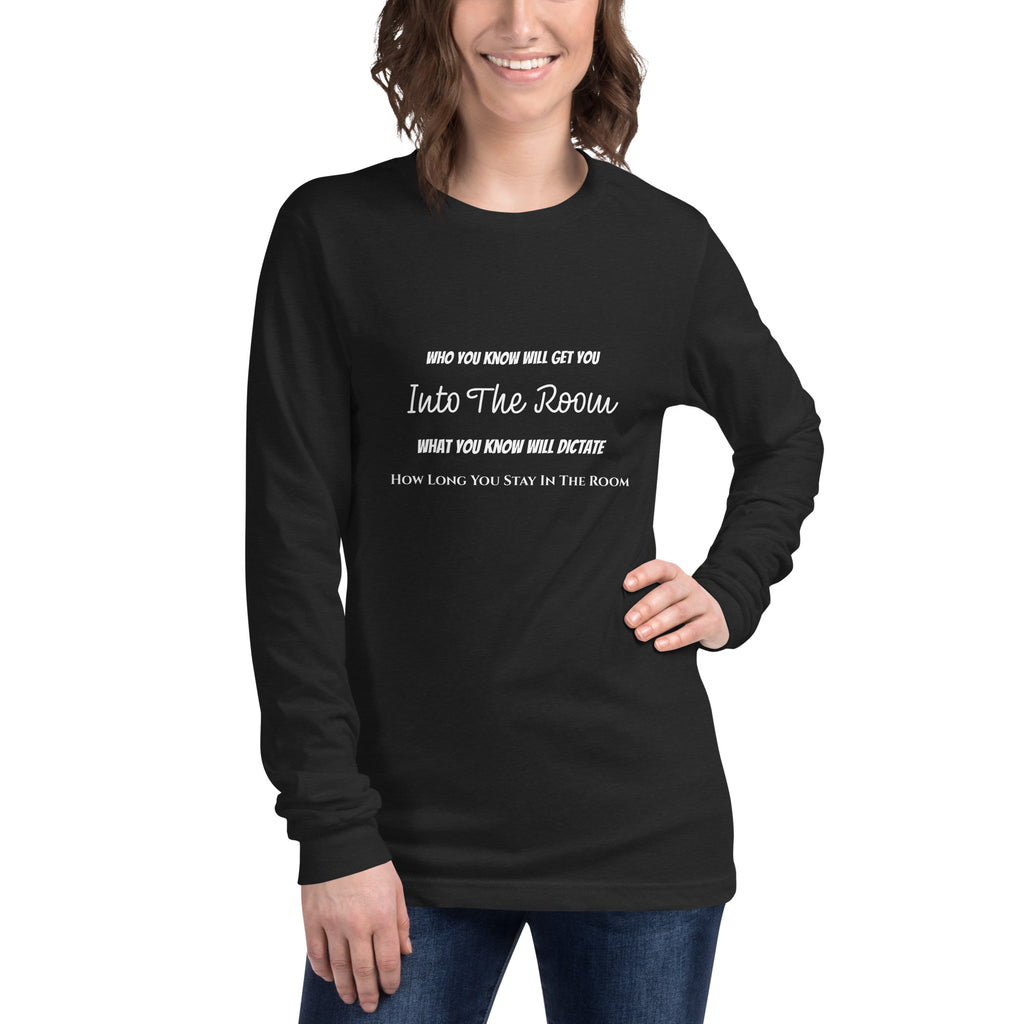 Graphic long sleeve shirt Networking Core Thesis design