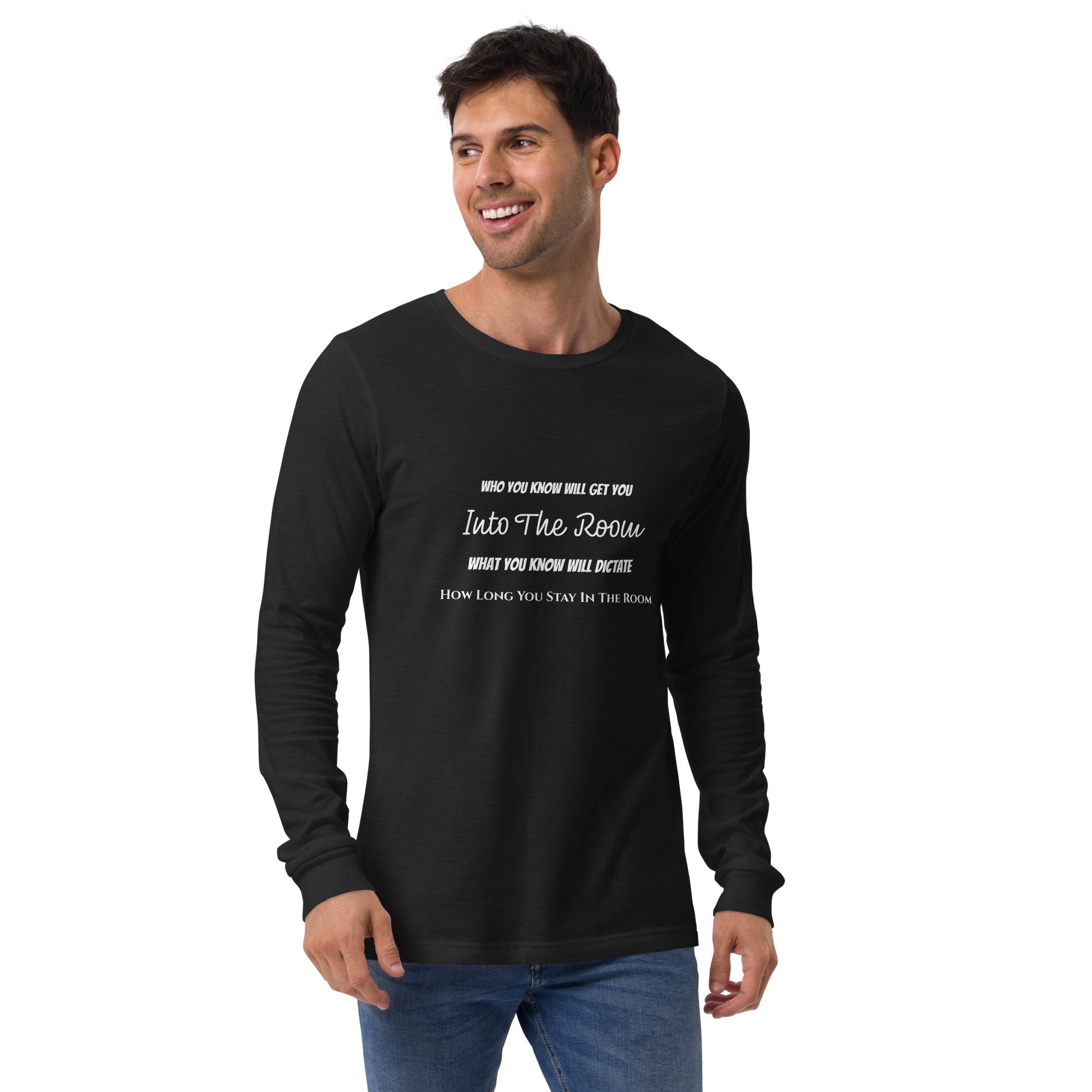 Graphic long sleeve shirt Networking Core Thesis design