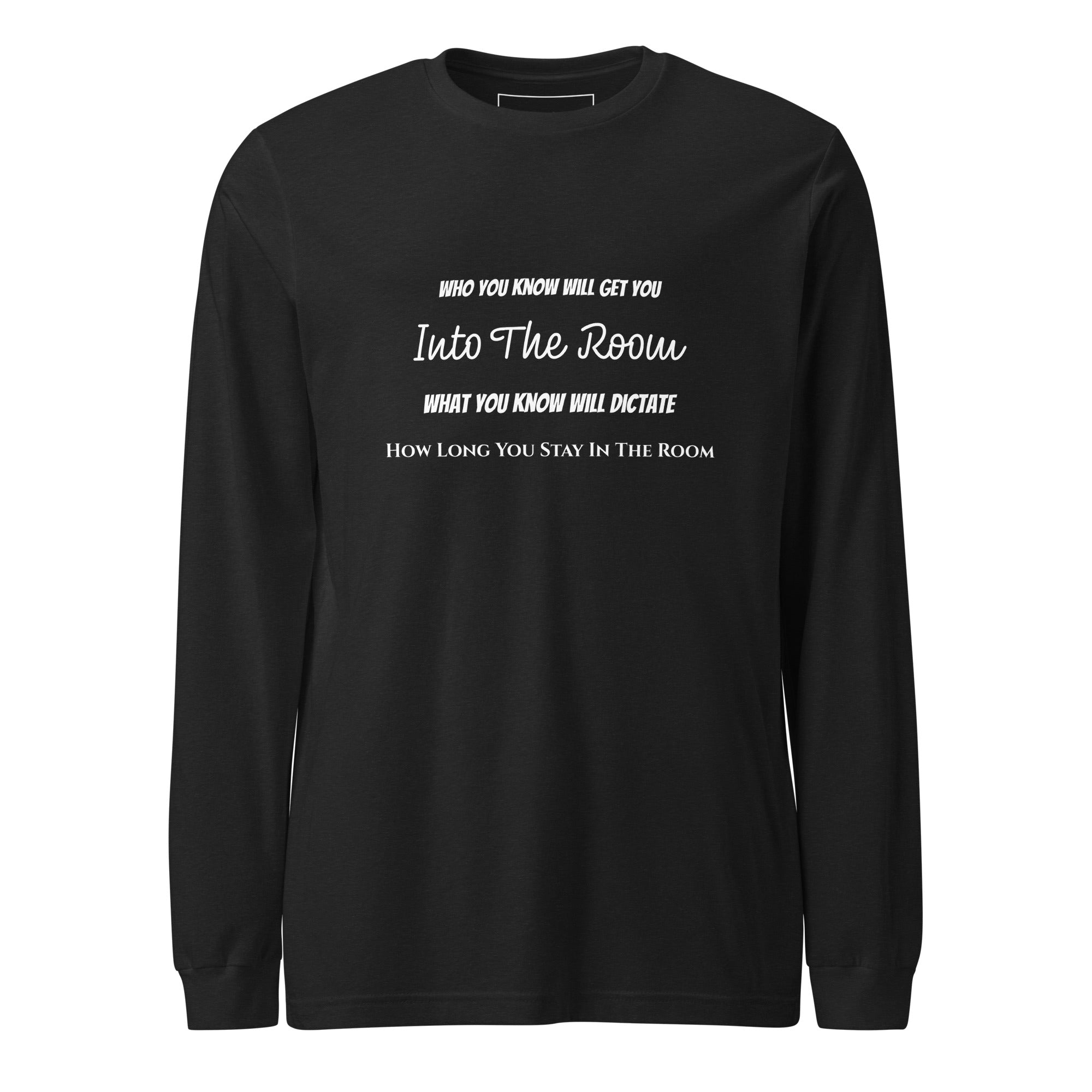 Graphic long sleeve shirt Networking Core Thesis design