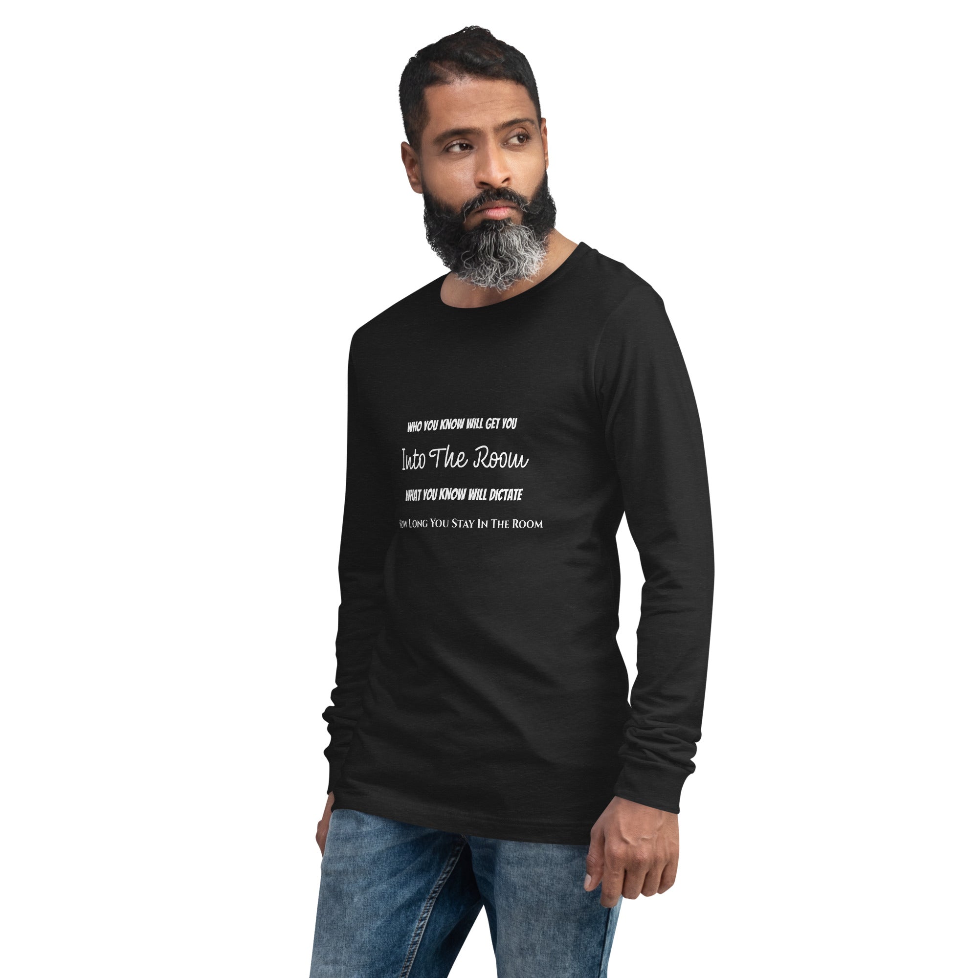 Graphic long sleeve shirt Networking Core Thesis design