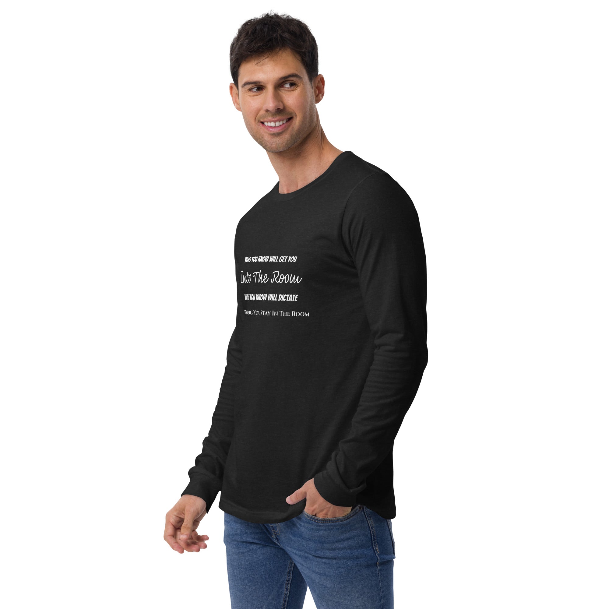 Graphic long sleeve shirt Networking Core Thesis design